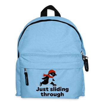 Pinguin Sprint - Kinder Rucksack - Hellblau - Vorne
