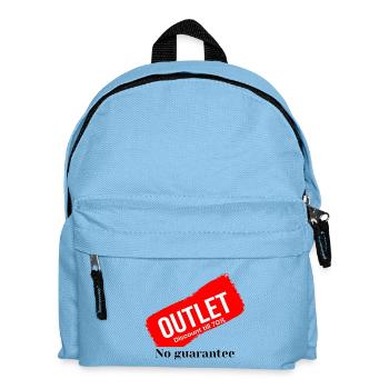Steckdosen-Tag 70 % Rabatt - Kinder Rucksack - Hellblau - Vorne