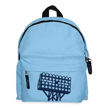 Stadion Flutlicht Grafik - Kinder Rucksack - Hellblau - Vorne