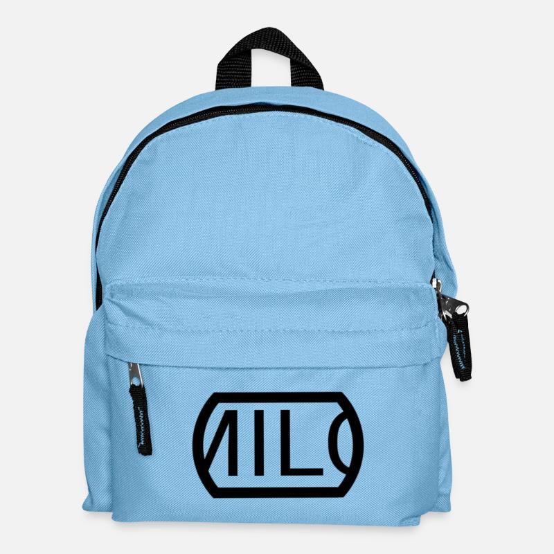 Milo - halbrund - Kinder Rucksack - Hellblau