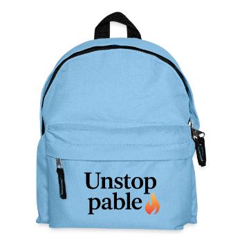 Unstoppable Flame - Kids' Backpack - light blue - Front