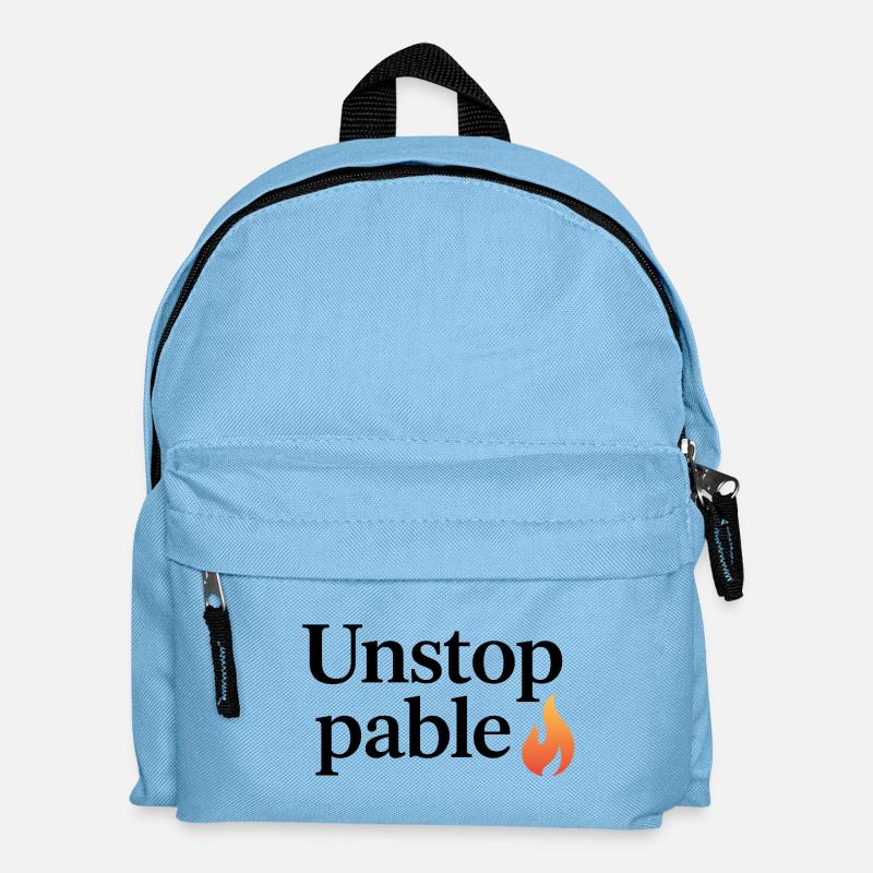 Unstoppable Flame - Kinder Rucksack - Hellblau