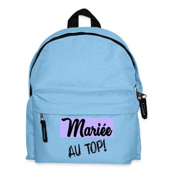 FUTURE MARIEE. EVJF. MARIEE - Sac à dos Enfant - bleu clair - Devant