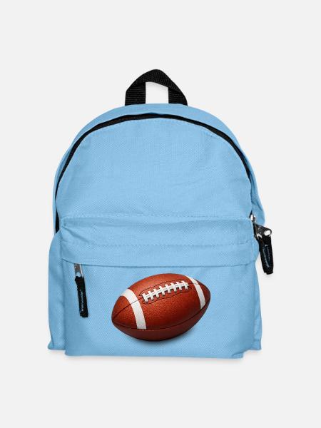 American football - Kids' Backpack - light blue