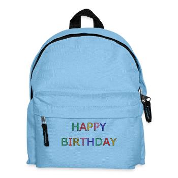 HAPPY BIRTHDAY - Sac à dos Enfant - bleu clair - Devant