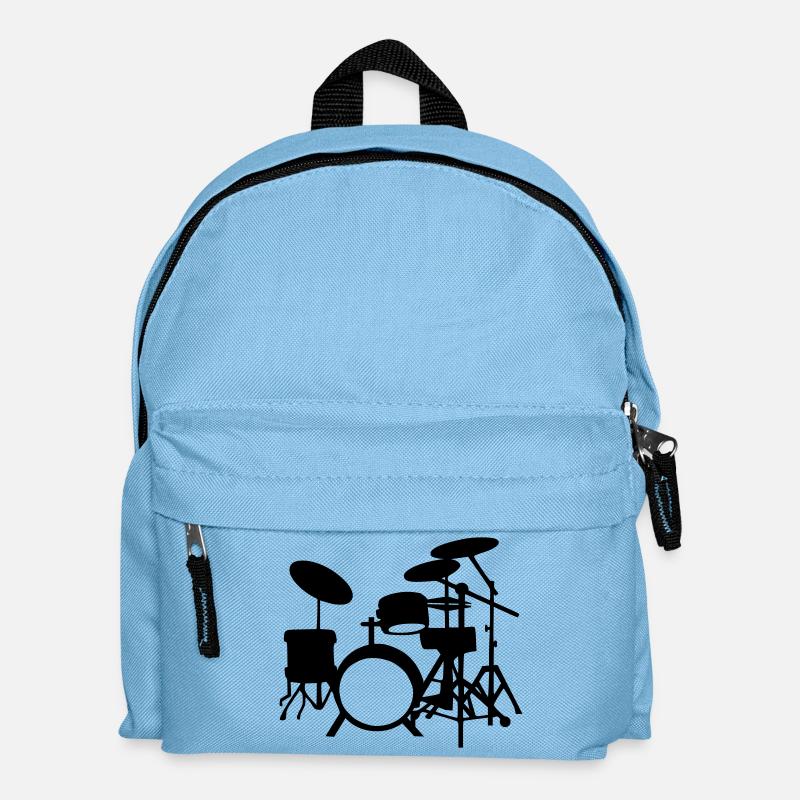 Drums - Kids' Backpack - light blue