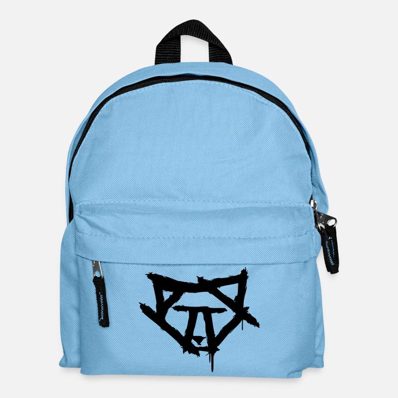 wolfneu2 - Kinder Rucksack - Hellblau