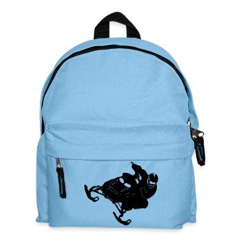 Snowmobile cleasanna tiománaí - Kids' Backpack - light blue - Front