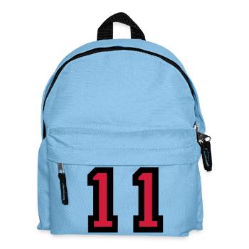 Le numéro 11 - numéro onze - Sac à dos Enfant - bleu clair - Devant