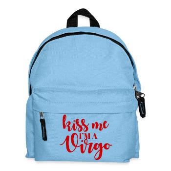 Sternzeichen Jungfrau / Zodiac Virgo - Kinder Rucksack - Hellblau - Vorne