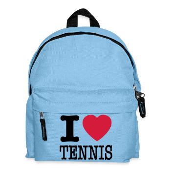 Ich liebe Tennis - Kinder Rucksack - Hellblau - Vorne