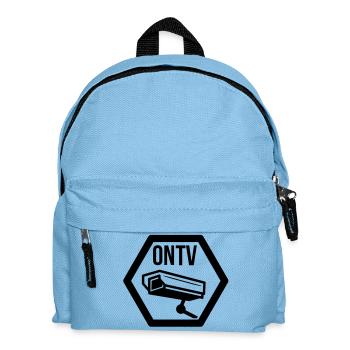 Graffiti - Kinder Rucksack - Hellblau - Vorne