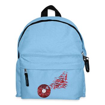 Vinyl Birds - Kids' Backpack - light blue - Front