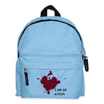 I am an artist - Kids' Backpack - light blue - Front