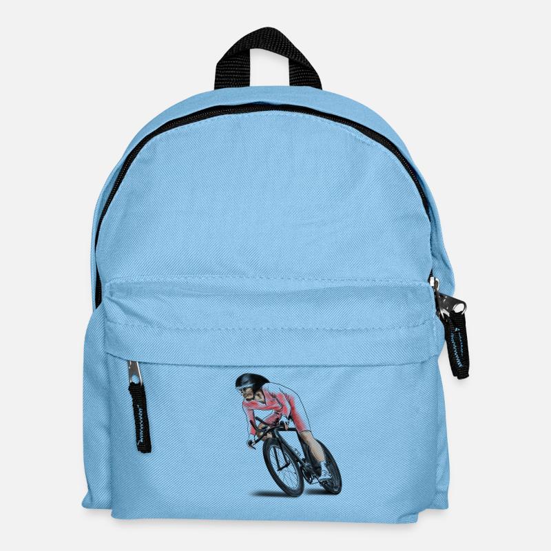 coureurs cyclistes - Sac à dos Enfant - bleu clair