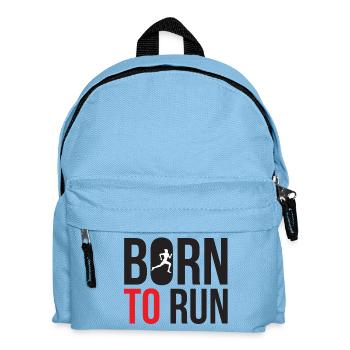 Né pour courir - Sac à dos Enfant - bleu clair - Devant