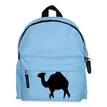 Dromedar - Camel - Kinder Rucksack - Hellblau - Vorne