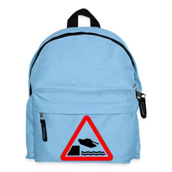 No war! - Kinder Rucksack - Hellblau - Vorne
