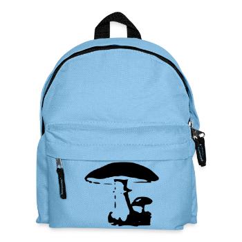 Mushroom Witch Tube Mushroom Seeker - Kids' Backpack - light blue - Front