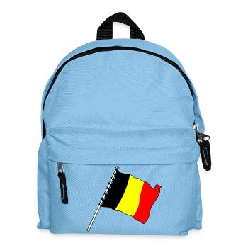 Drapeau Belgique Drapeaux - Sac à dos Enfant - bleu clair - Devant
