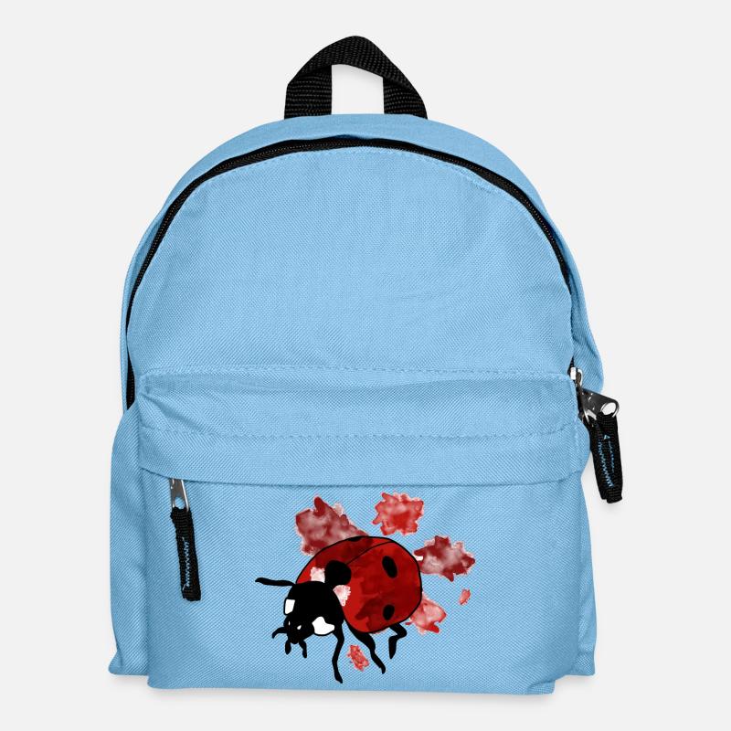 Marienkäfer - Kinder Rucksack - Hellblau