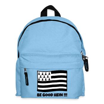 Bretagne, bretonischer Humor, keltisch - Kinder Rucksack - Hellblau - Vorne