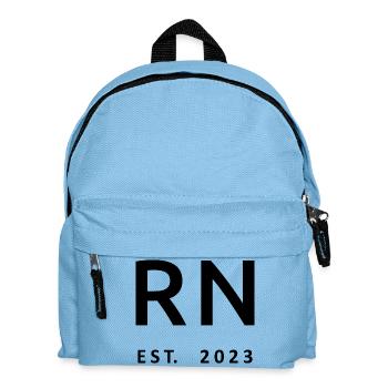 RN Est. 2023 Graduation Étudiante autorisée en soins infirmiers - Sac à dos Enfant - bleu clair - Devant