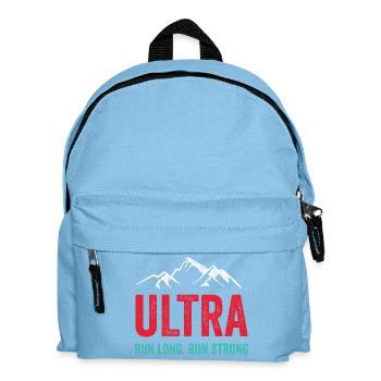 Ultra Running - Run Long. Run Strong. - Kids' Backpack - light blue - Front