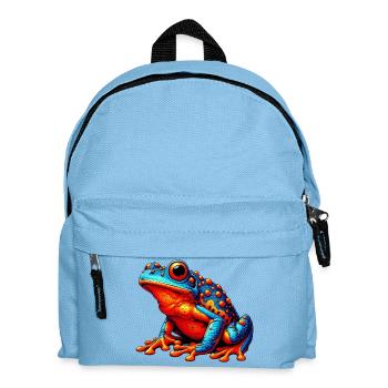 Frog - Kids' Backpack - light blue - Front