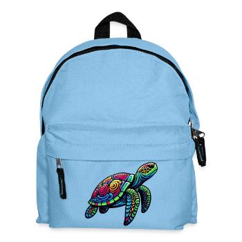 Tortue marine - Sac à dos Enfant - bleu clair - Devant