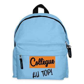 RETRAITE. COLLEGUE - Sac à dos Enfant - bleu clair - Devant