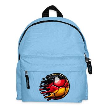 Deutschland Fußball - Kinder Rucksack - Hellblau - Vorne