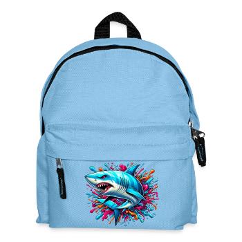 Hai - Kinder Rucksack - Hellblau - Vorne