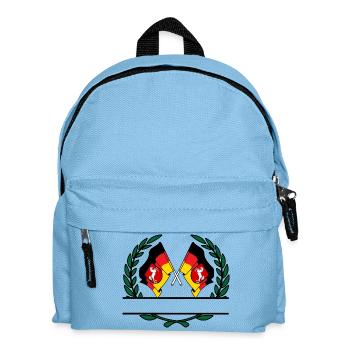 Fahnen Niedersachsen Lorbeerkranz Banner - Kinder Rucksack - Hellblau - Vorne