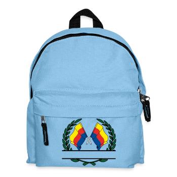 Flaggen Provinz Nordholland Lorbeerkranz Banner - Kinder Rucksack - Hellblau - Vorne