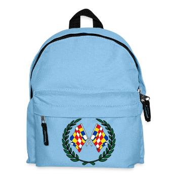 Flags province of Antwerp Belgium laurel wreath - Kids' Backpack - light blue - Front