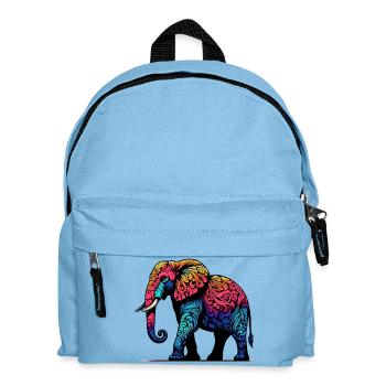 Éléphant - Sac à dos Enfant - bleu clair - Devant