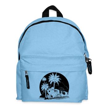 Railroad - Kids' Backpack - light blue - Front