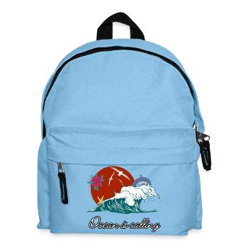 La mer vous appelle - Sac à dos Enfant - bleu clair - Devant