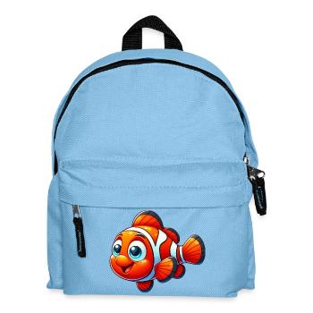 Poisson-clown - Sac à dos Enfant - bleu clair - Devant