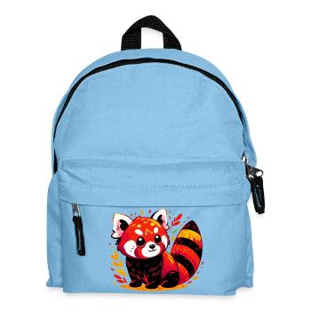 Kleiner Panda - Kinder Rucksack - Hellblau - Vorne