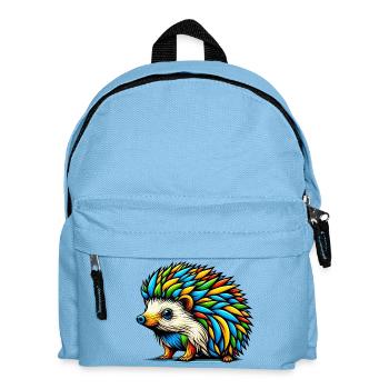 Hedgehog - Kids' Backpack - light blue - Front