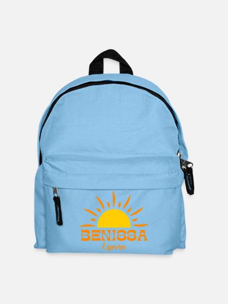 Benissa Espana Sunrise Design - Kids' Backpack - light blue