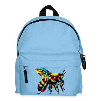 Bee - Kids' Backpack - light blue - Front
