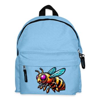 Bee - Kids' Backpack - light blue - Front