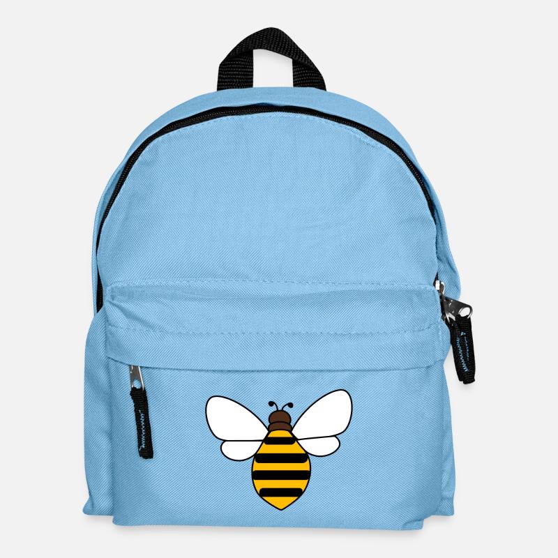Biene - Kinder Rucksack - Hellblau