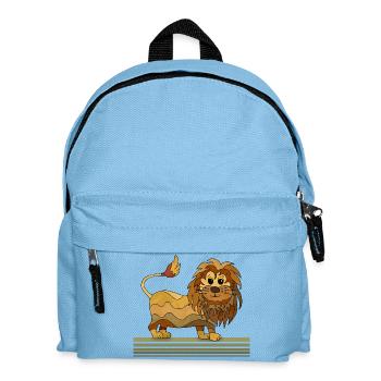 Lion - Kids' Backpack - light blue - Front