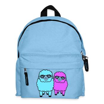 2 Sheep Sunglasses Party Sheep Team Friends - Kids' Backpack - light blue - Front
