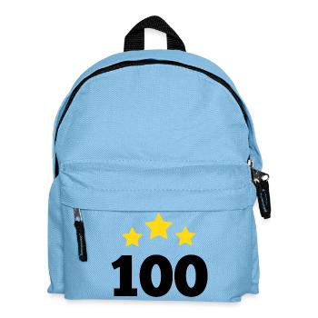 100 Jahre Stern - Geschenk zum 100-jährigen Jubiläum - Kinder Rucksack - Hellblau - Vorne