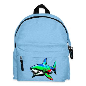 Hai - Kinder Rucksack - Hellblau - Vorne